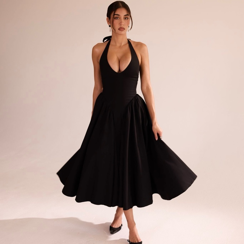 House of CB Marilyn dress in black medium